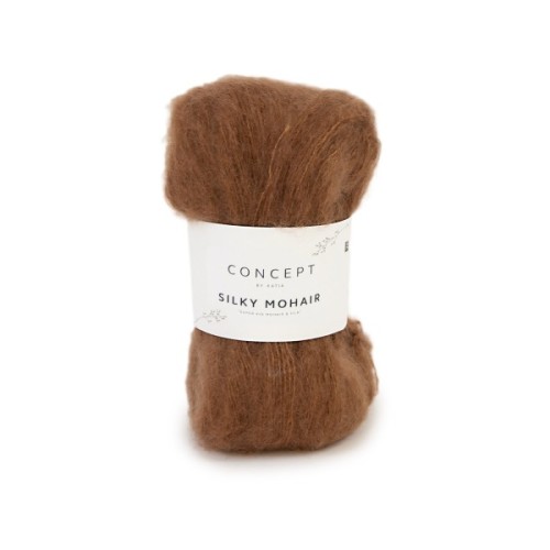 Włóczka Katia Concept Silky Mohair 101 brązowy