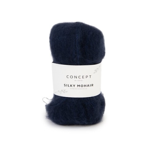 Włóczka Katia Concept Silky Mohair 107 granatowy