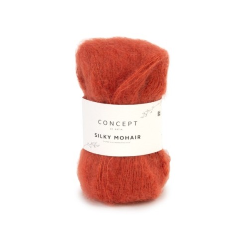 Włóczka Katia Concept Silky Mohair 109 rdzawy