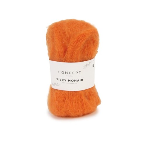 Włóczka Katia Concept Silky Mohair 110 pomarańczowy
