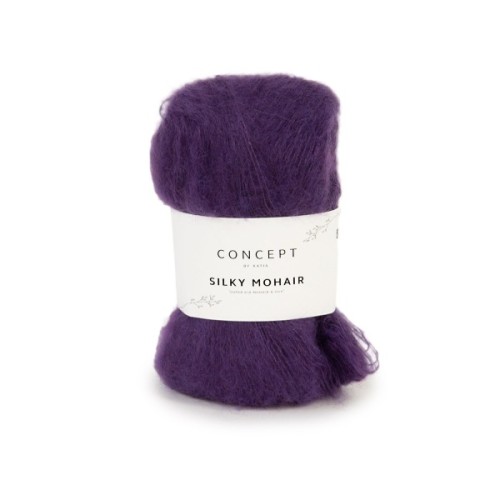 Włóczka Katia Concept Silky Mohair 115 fioletowy