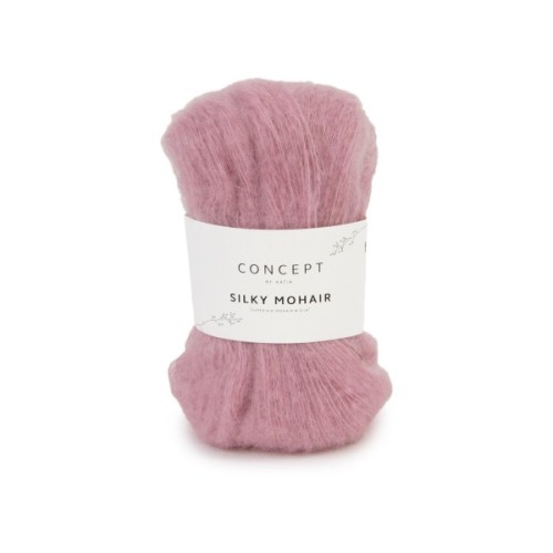 Włóczka Katia Concept Silky Mohair 117 różowy