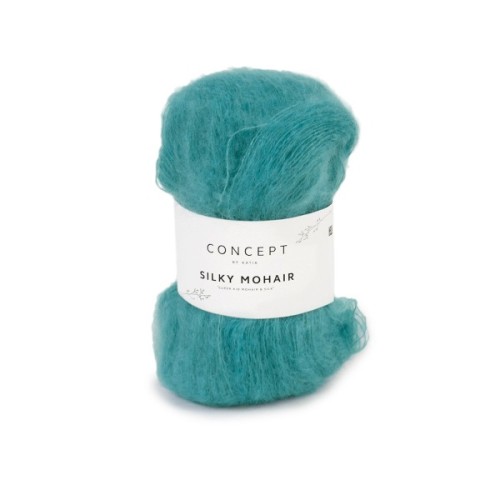 Włóczka Katia Concept Silky Mohair 125 turkusowy