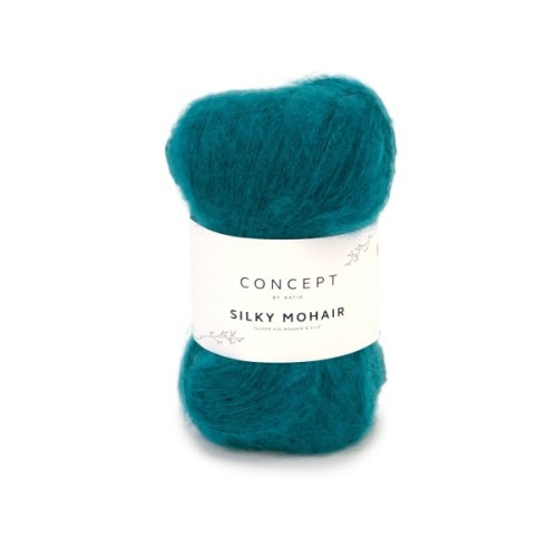 wWłóczka Katia Concept Silky Mohair 126 petrol