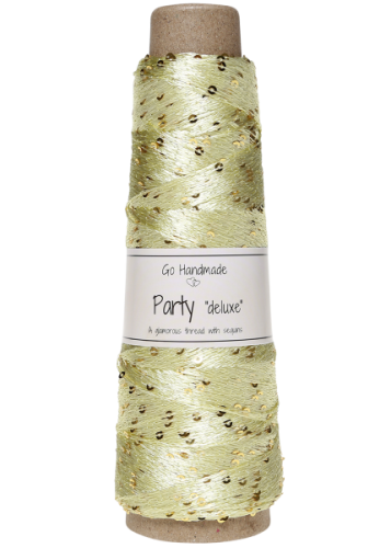 Włóczka GH Party Delux 18169, delikatny żółty