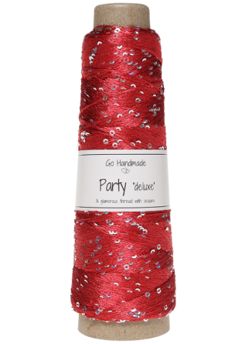 Włóczka GH Party Delux 18150, czerwony