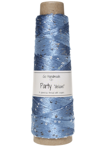 Włóczka GH Party Delux 18162, niebieski