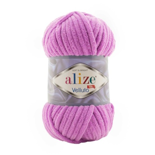 Włóczka Alize Velluto 378 orchidea