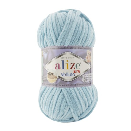 Włóczka Alize Velluto 414 lazurowy