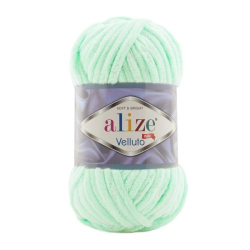 Włóczka Alize Velluto 464 seledyn