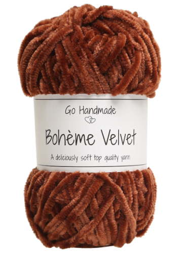 Włóczka Boheme Velvet 17620 rdzawy