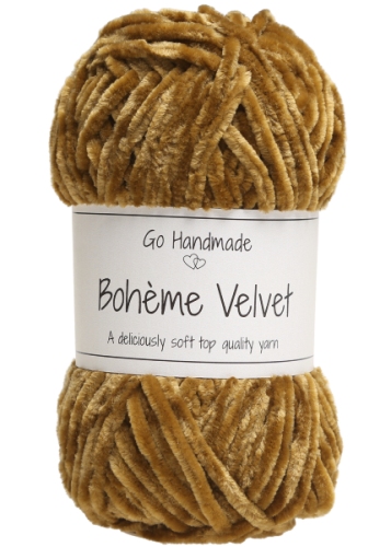 Włóczka Boheme Velvet 17633 curry