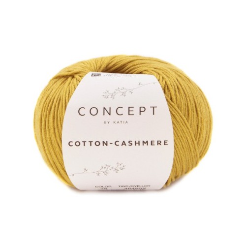 Włóczka Katia Concept Cotton-Cashmere 78 musztarda