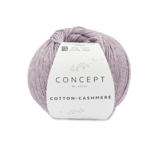 Włóczka Katia Concept Cotton-Cashmere 85 fiołkowo-różowy
