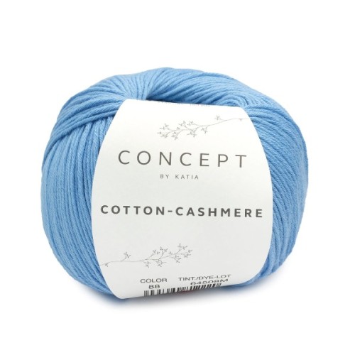 Włóczka Katia Concept Cotton-Cashmere 88 jasny niebieski