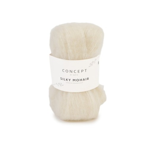 Włóczka Katia Concept Silky Mohair 103 ecru