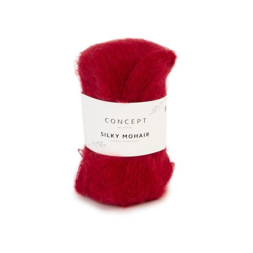 Włóczka Katia Concept Silky Mohair 112 karminowy
