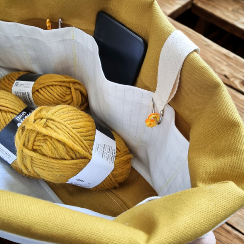 Torba projektowa Hobby bag classic, musztardowy