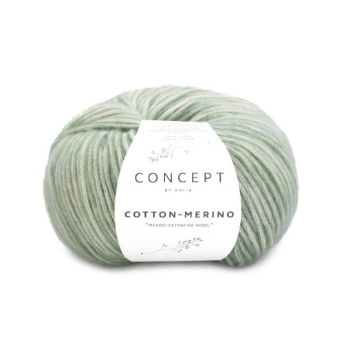 Włóczka Katia Concept Cotton - Merino 146 szałwia