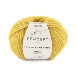 Włóczka Katia Concept Cotton - Merino 135 ochra