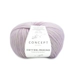Włóczka Katia Concept Cotton - Merino 144 lawenda