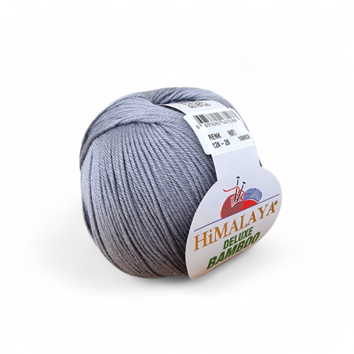 Włóczka Himalaya Deluxe Bamboo 124-26 szary