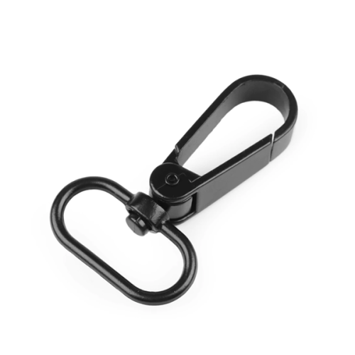 Karabińczyk metalowy 25 mm 060996_5 czarny lakier