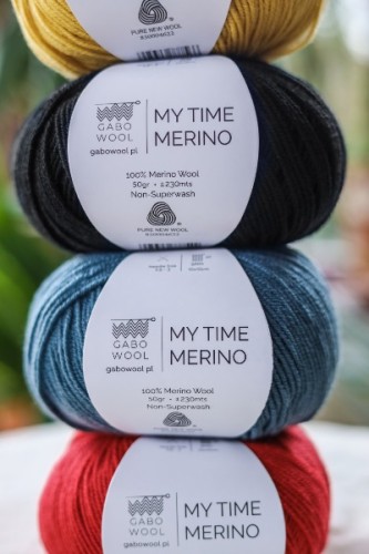 Włóczka GABO WOOL My Time Merino, merynos, z merynosa