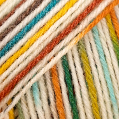 Włóczka DROPS Fabel print 926 słoneczny brzeg