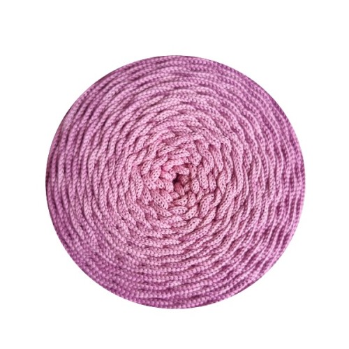 Sznurek poliestrowy OMBRE 3 mm, 300m OM37 różany/wrzos