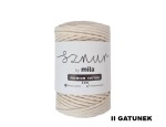 Sznurek 3 mm PREMIUM COTTON, 100m PC08 ecru II GATUNEK