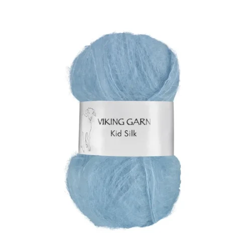 Włóczka Viking Garn Kid Silk 320 błękitny