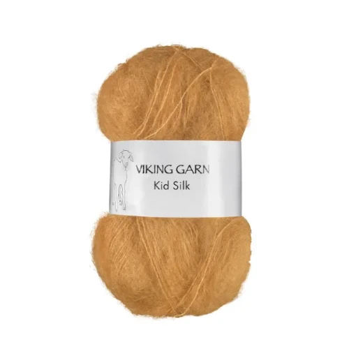 Włóczka Viking Garn Kid Silk 344 ochra