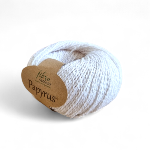 Włóczka Fibra Natura Papyrus 229-01 złamana biel