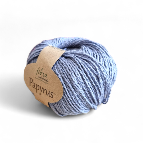 Włóczka Fibra Natura Papyrus 229-16 szaro-niebieski
