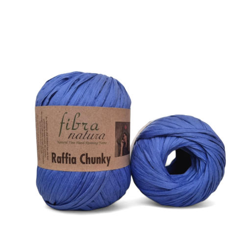 Przędza Raffia Fibra Natura Chunky 114-35 błękit paryski