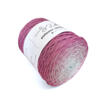 Sznurek poliestrowy OMBRE 3 mm, 300m OM41 mięta/wrzos