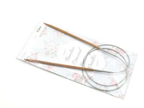 Druty bambusowe na stalowej lince 4 mm