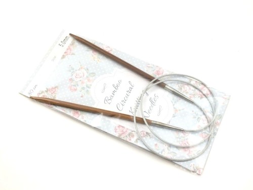 Druty bambusowe na stalowej lince 5,5 mm