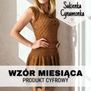 Wzór Sukienka Cynamonka od Darii Robbe Groskamp Kroszetki /PRODUKT CYFROWY/