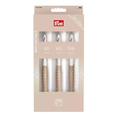 Zestaw szydełek Prym Ergonomics 3szt., rozmiary 6-10 mm