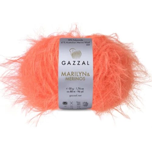 Włóczka Gazzal Marilyn&Merinos 8264 koral