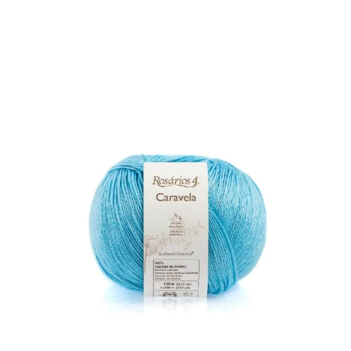 Włóczka Rosarios 4 Caravela 02 błękitny