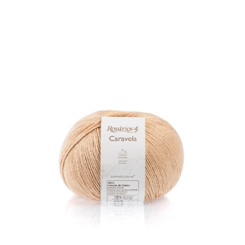 Włóczka Rosarios 4 Caravela 03 beżowy