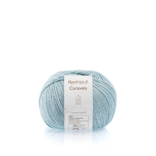 Włóczka Rosarios 4 Caravela 05 szaro-niebieski