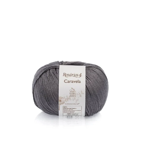 Włóczka Rosarios 4 Caravela 06 szary