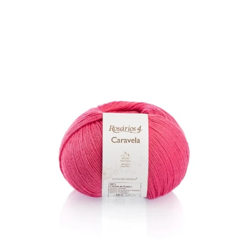 Włóczka Rosarios 4 Caravela 11 różowy