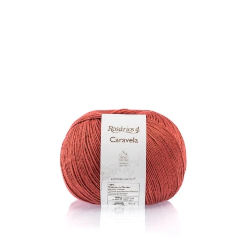 Włóczka Rosarios 4 Caravela 16 rdza