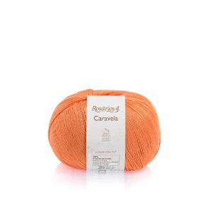 Włóczka Rosarios 4 Caravela 19 pomarańczowy