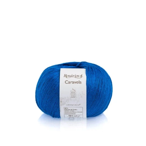 Włóczka Rosarios 4 Caravela 26 kobaltowy